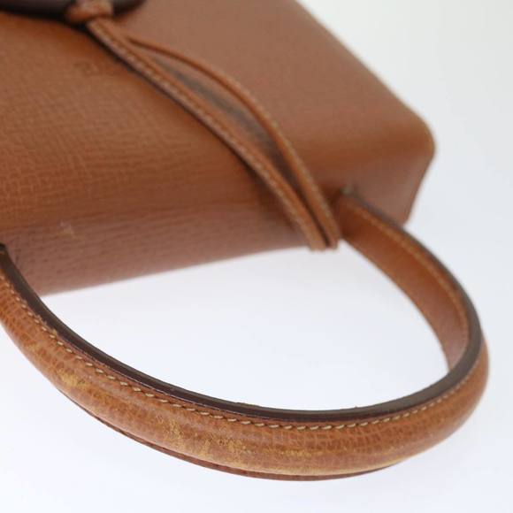 LOEWE Hand Bag Leather Brown Auth 71590 - Picture 7 of 16